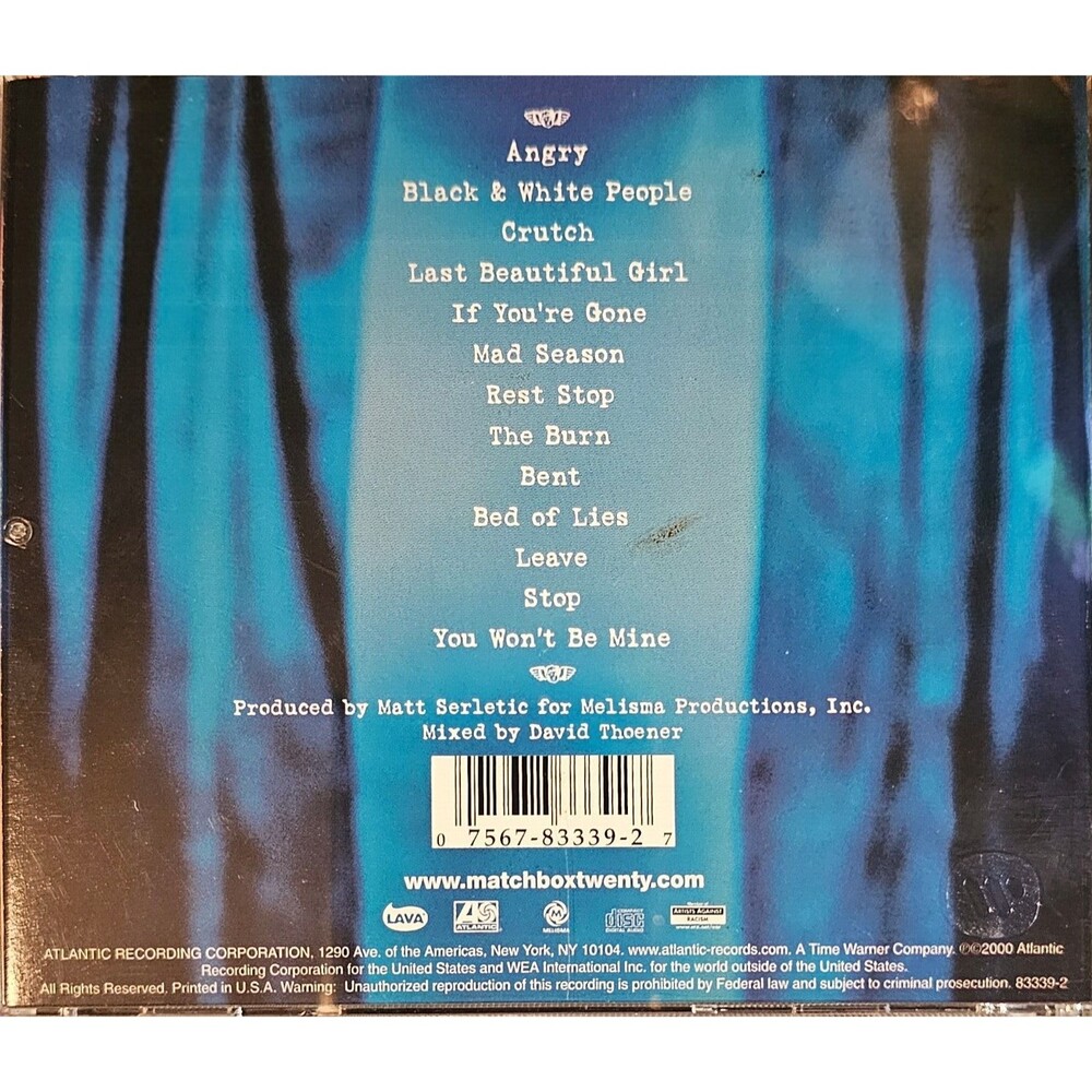 Matchbox Twenty CD Mad Season